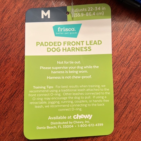 🆕•Frisco• Padded Front Lead Dog Harness (Medium) - Picture 4 of 5